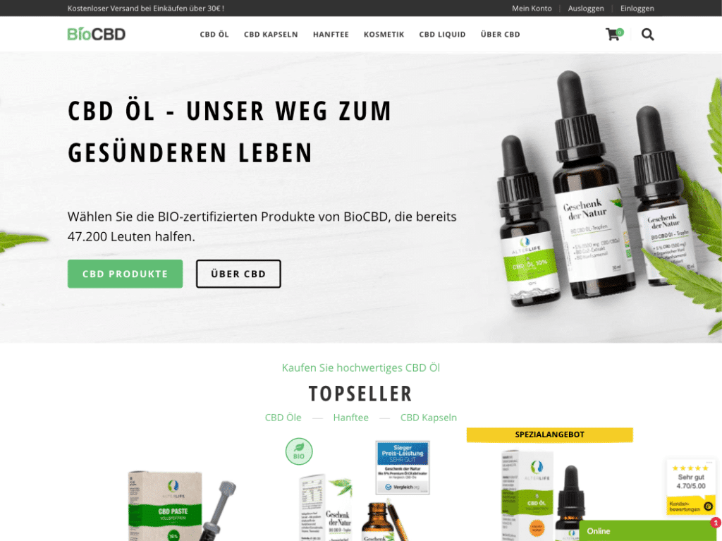 CBD-Shops und Hersteller auf Cannabidiole.de