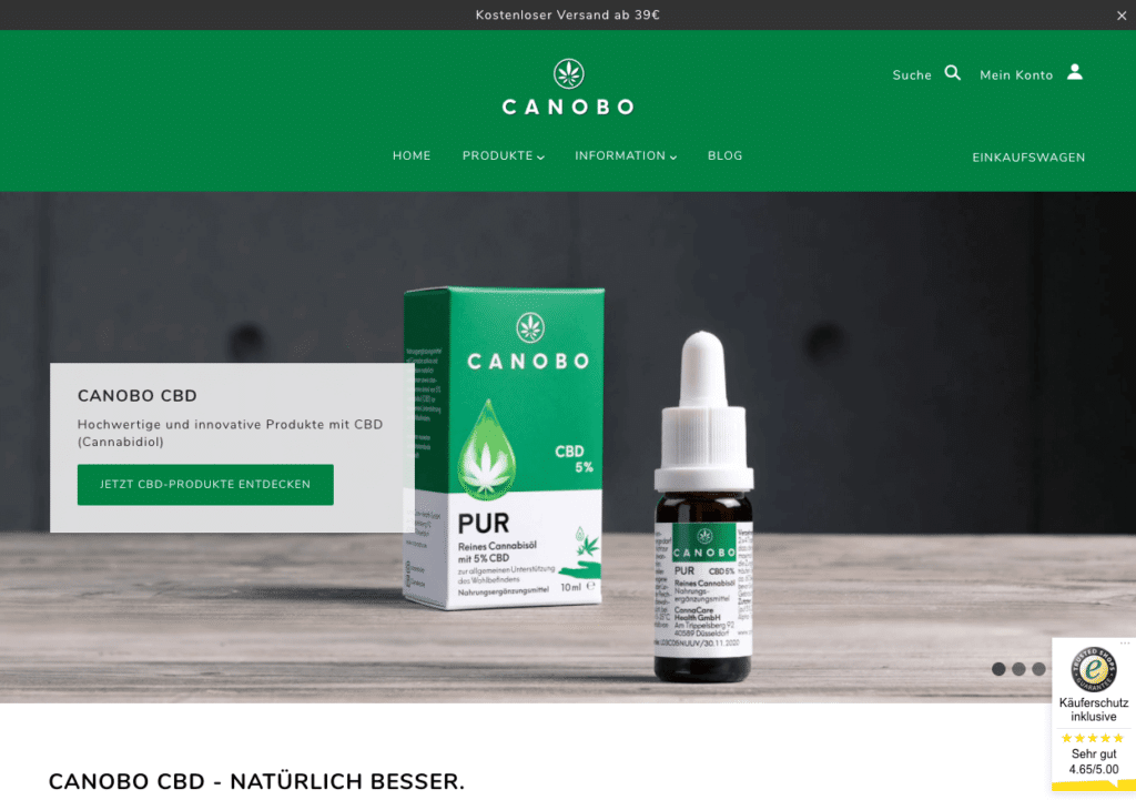 CBD-Shops und Hersteller auf Cannabidiole.de