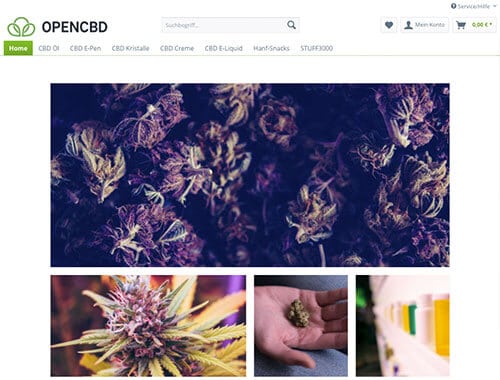 OpenCBD Screenshot Shop